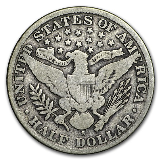 1909-S Barber Half Dollar Fine