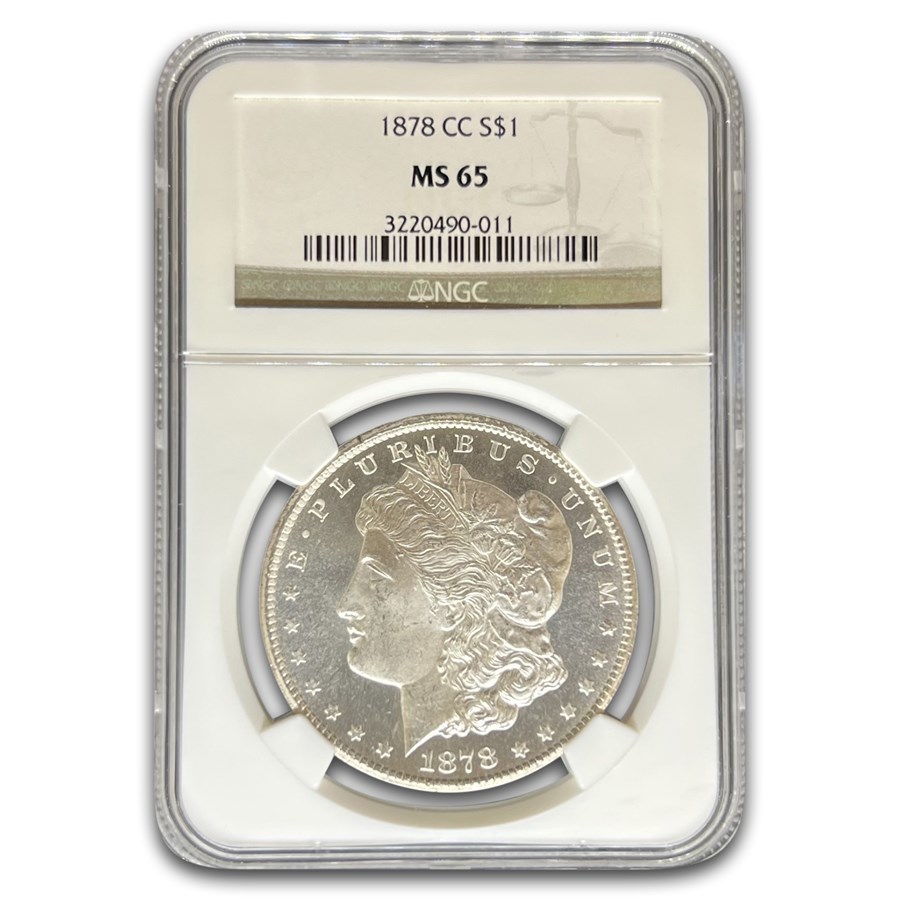 1878-CC Morgan Dollar MS-65 NGC