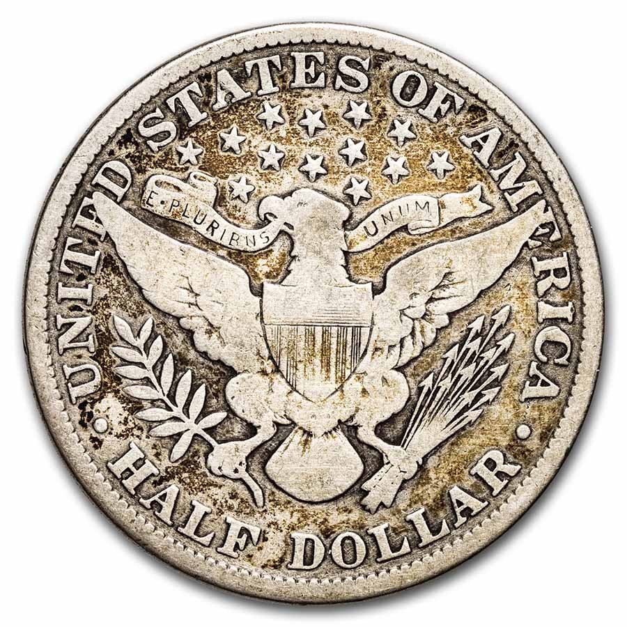 1913 Barber Half Dollar VG