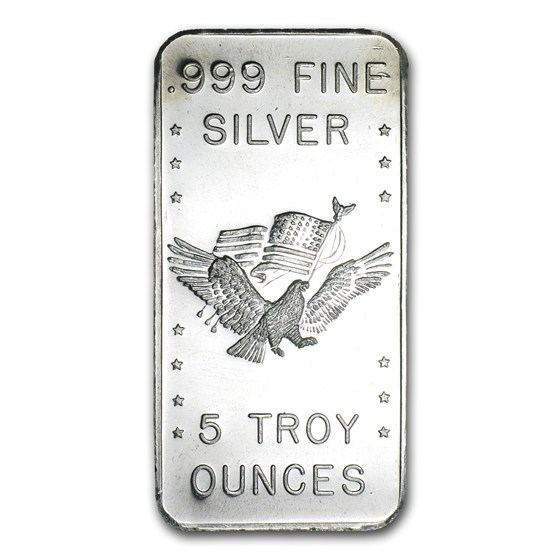 5 oz Silver Bar - U.S. Assay Office