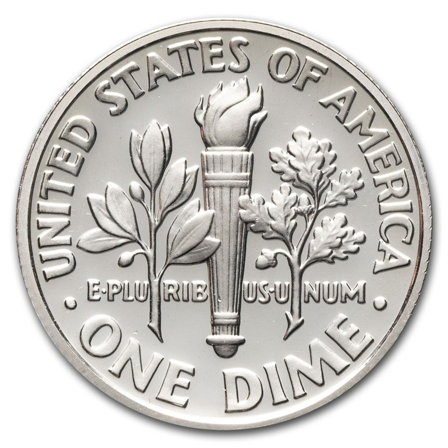 2002-S Roosevelt Dime 50-Coin Roll Proof (Silver)