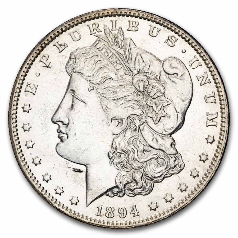 1894-O Morgan Dollar BU Details (Polished)
