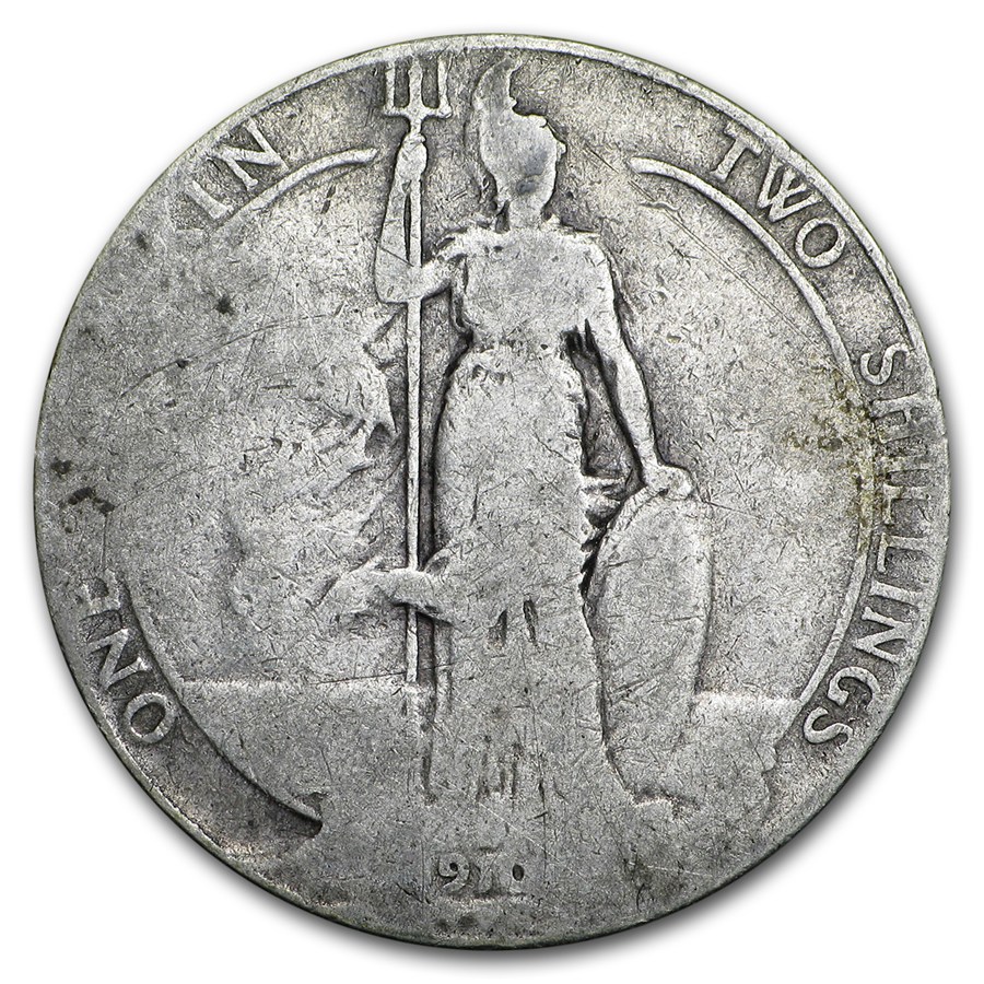 1902-1910 Great Britain Silver Florin Edward VII Average Circ