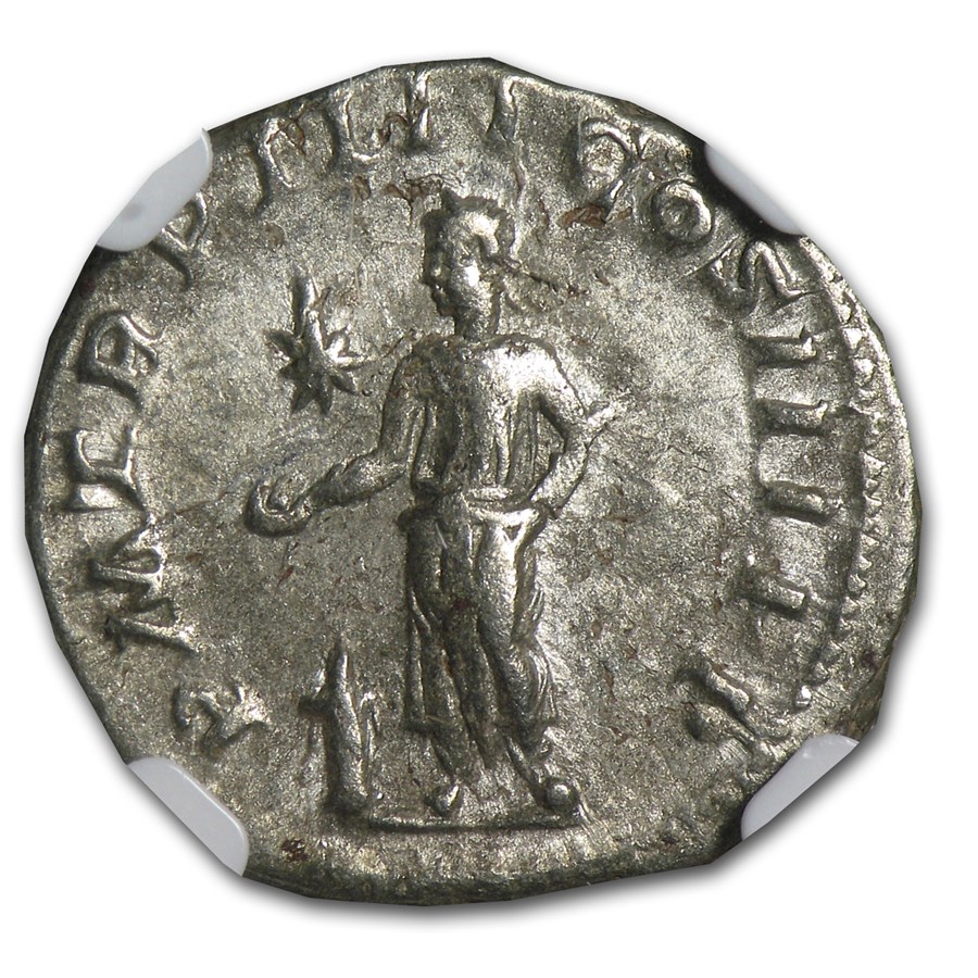 Roman AR Denarius Elagabalus (218-222 AD) VF NGC (Random Coin)