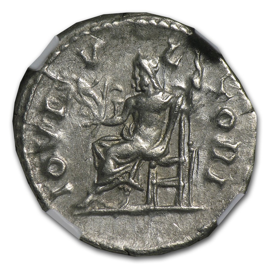Roman Empire AR Denarius Severus Alexander (222-235 AD) XF NGC