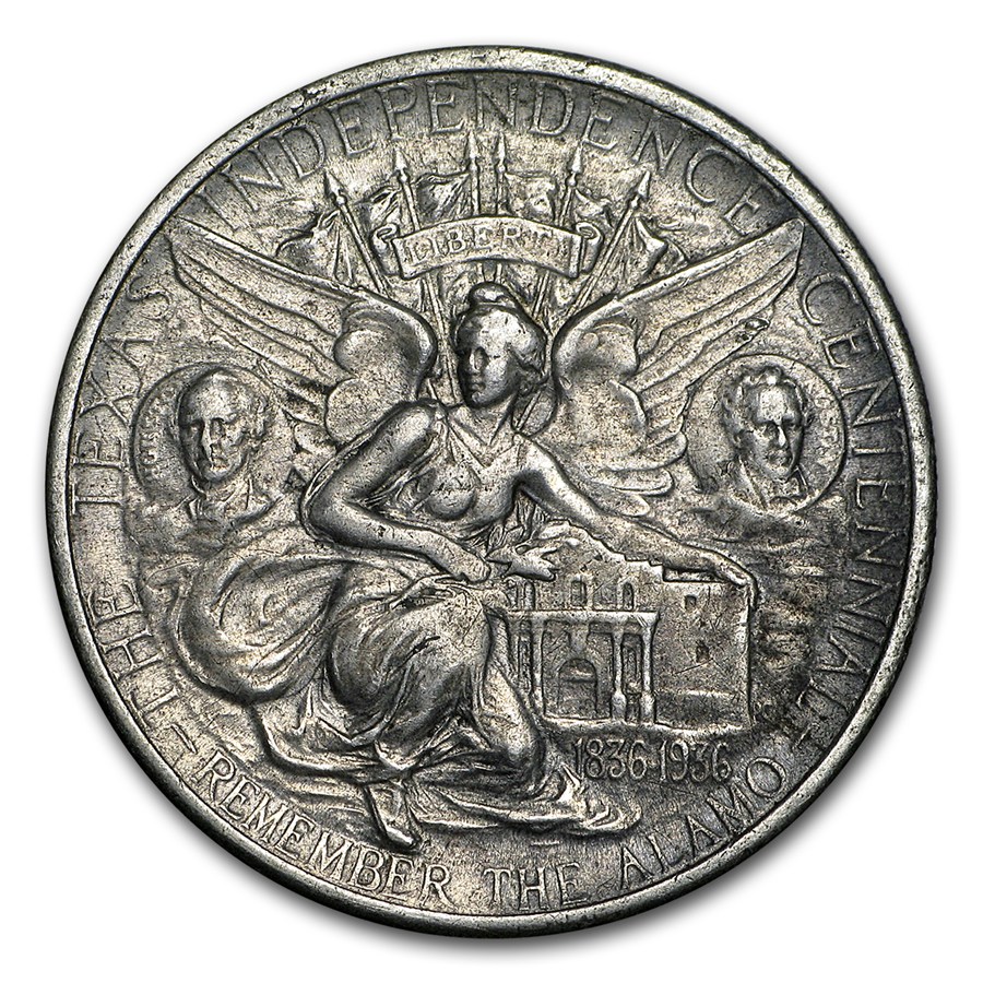 1934 Texas Centennial Half XF