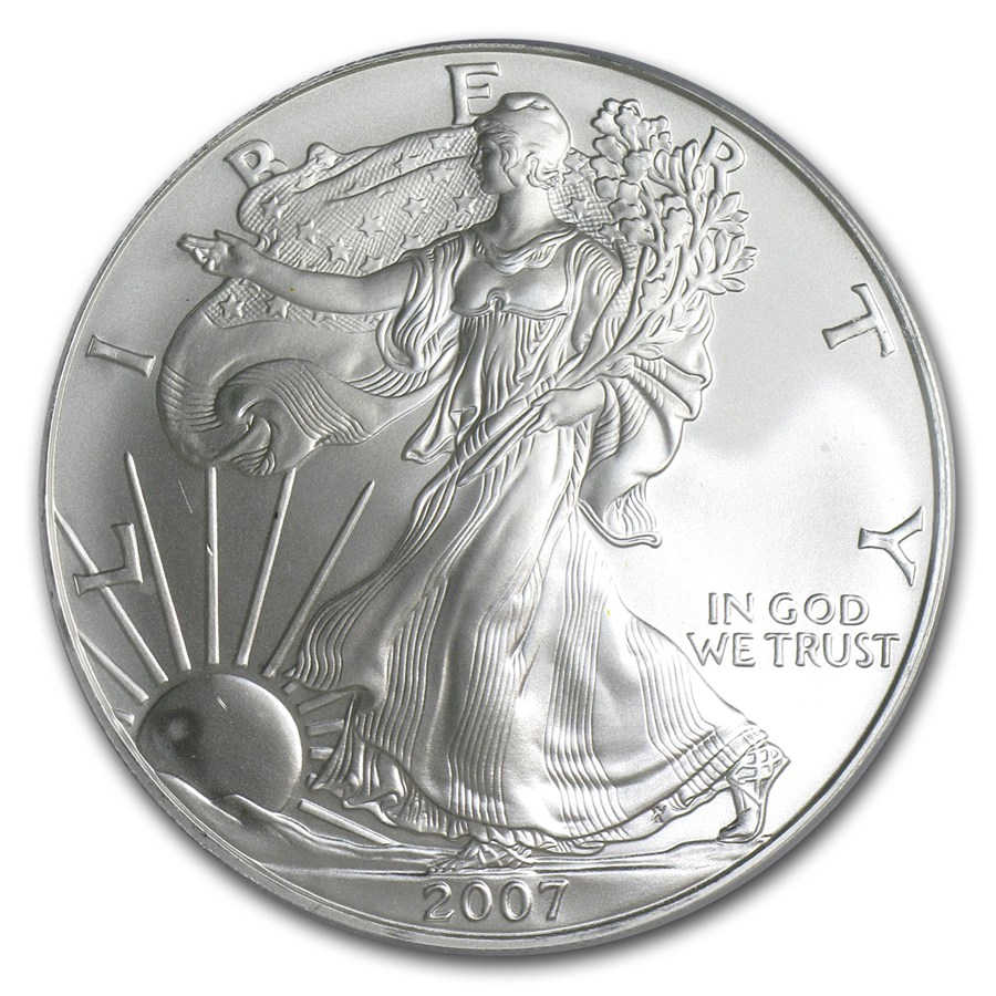 2007 American Silver Eagle MS-69 PCGS