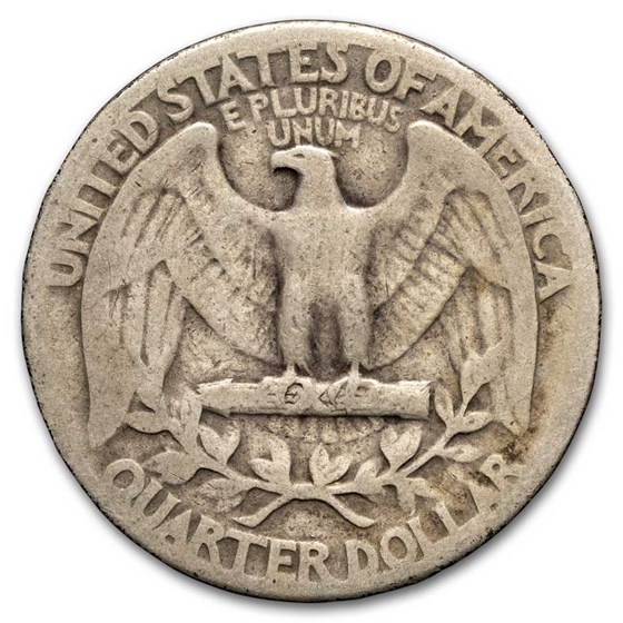 1938 Washington Quarter 40-Coin Roll Avg Circ