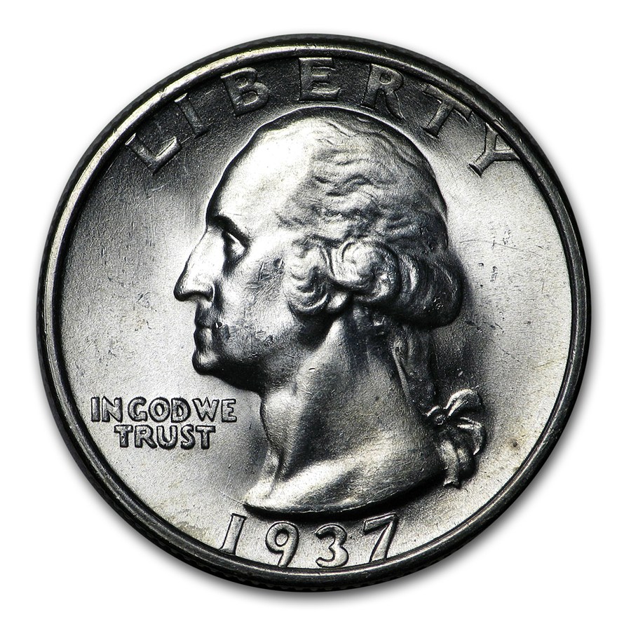 1937-S Washington Quarter BU