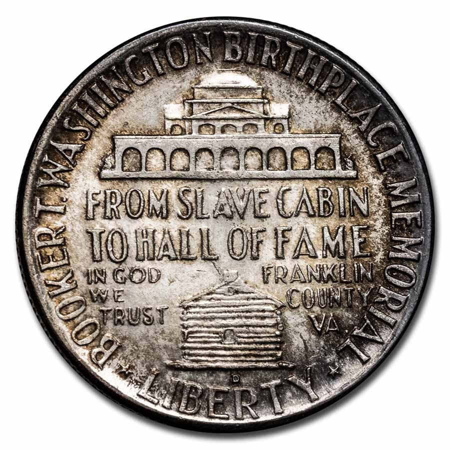 1946-D Booker T. Washington Half AU
