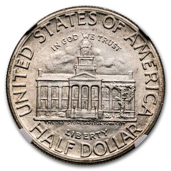 1946 Iowa Centennial Half Dollar MS-66 NGC