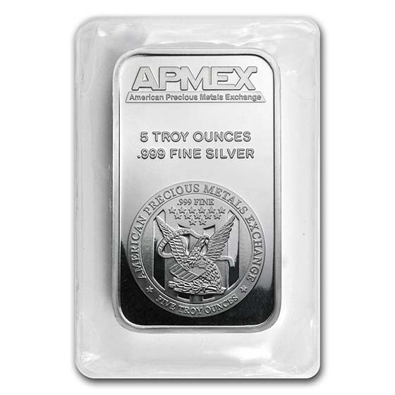 5 oz Silver Bar - APMEX
