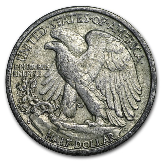 1939-S Walking Liberty Half Dollar AU