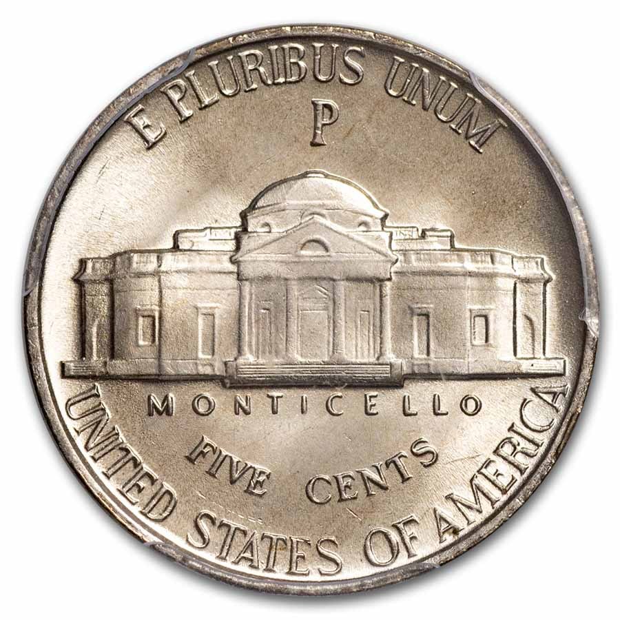 1943-P Jefferson Nickel MS-66 PCGS