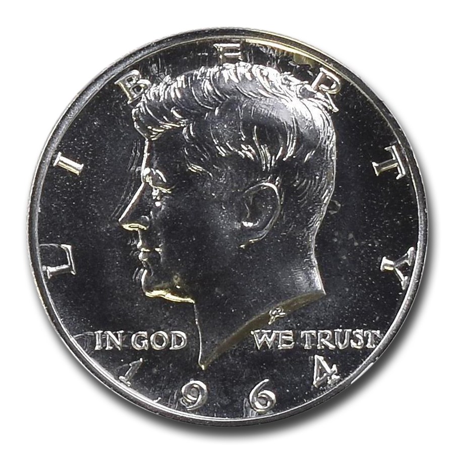 1964 Kennedy Half Dollar PF-66 NGC (Accented Hair)