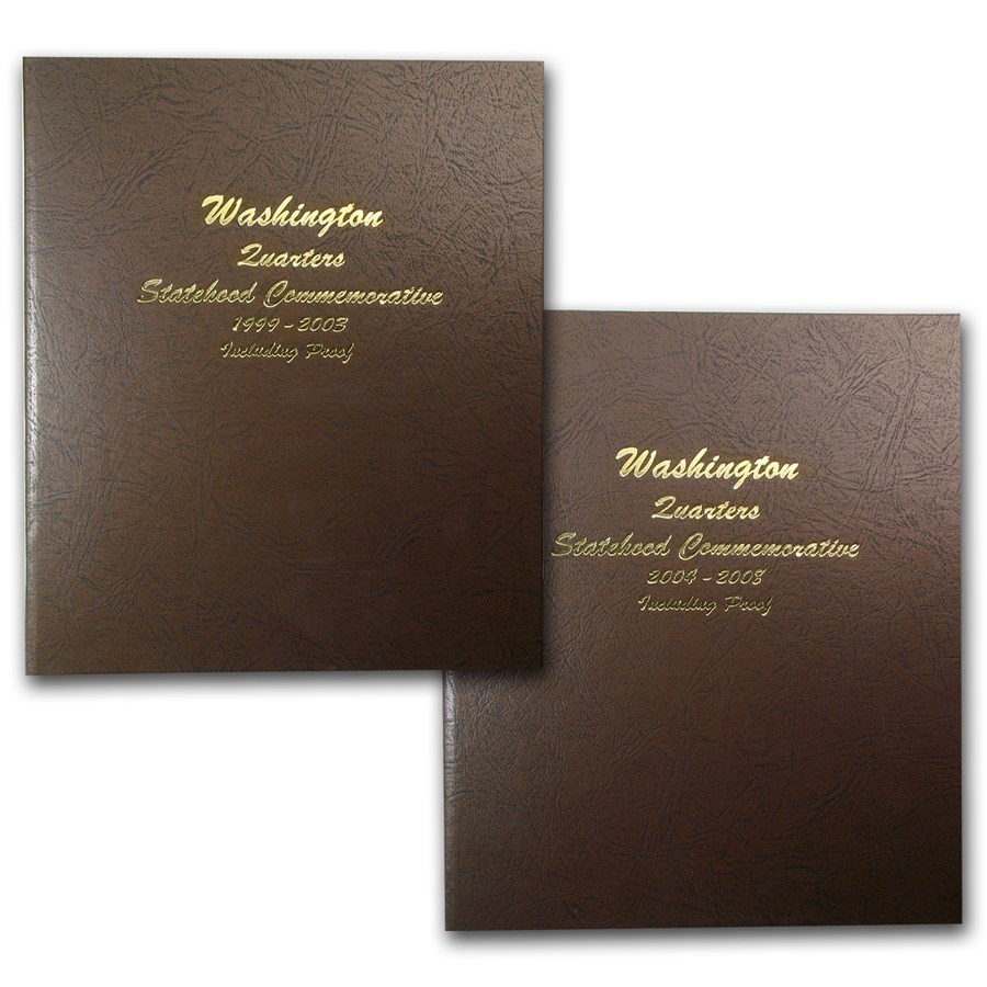 1999-2008 200-coin 50 State Quarter Complete Set (Dansco Albums)