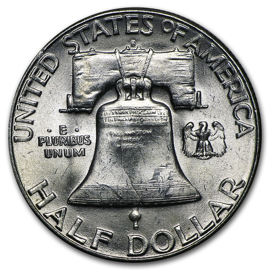 1954-S Franklin Half Dollar BU