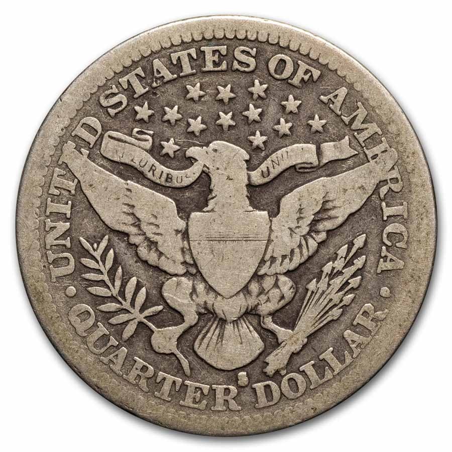 1914-S Barber Quarter VG