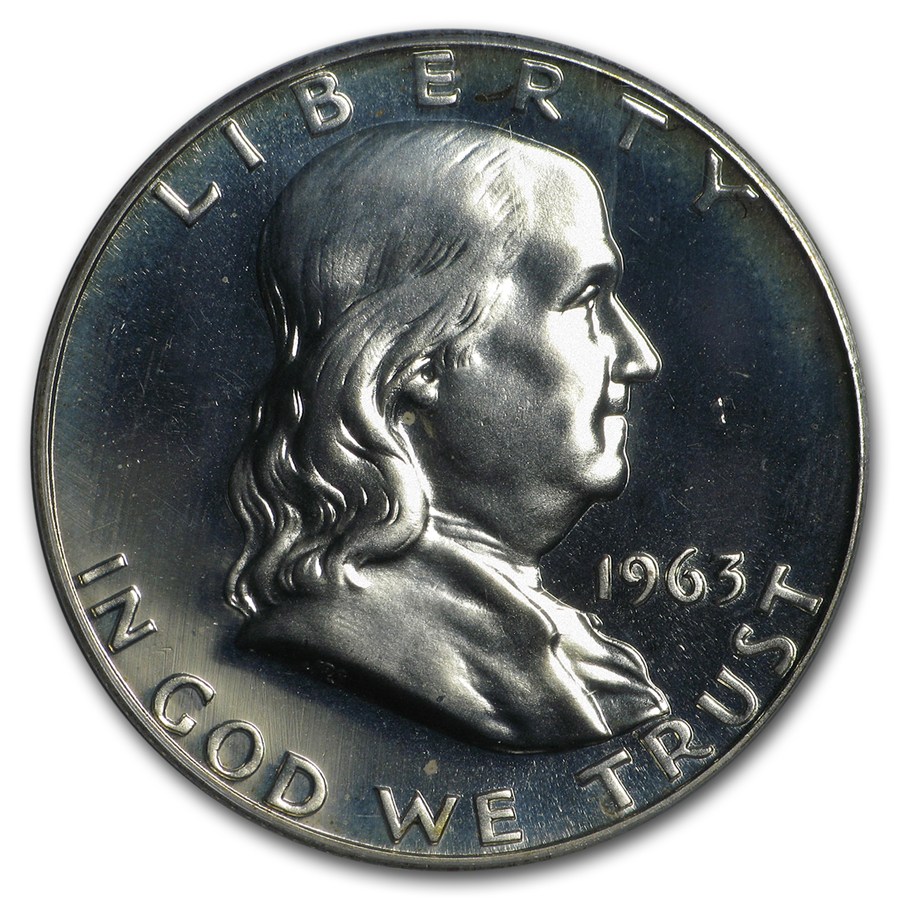 1963 Franklin Half Dollar PR-66 PCGS