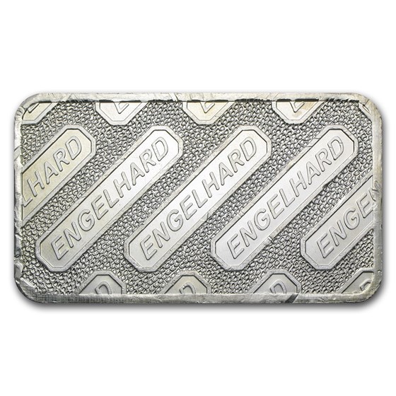 10 oz Silver Bar - Engelhard (Wide-Struck/Logo Back, "C" Prefix)