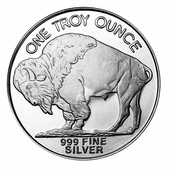 1 oz Silver Round - Buffalo