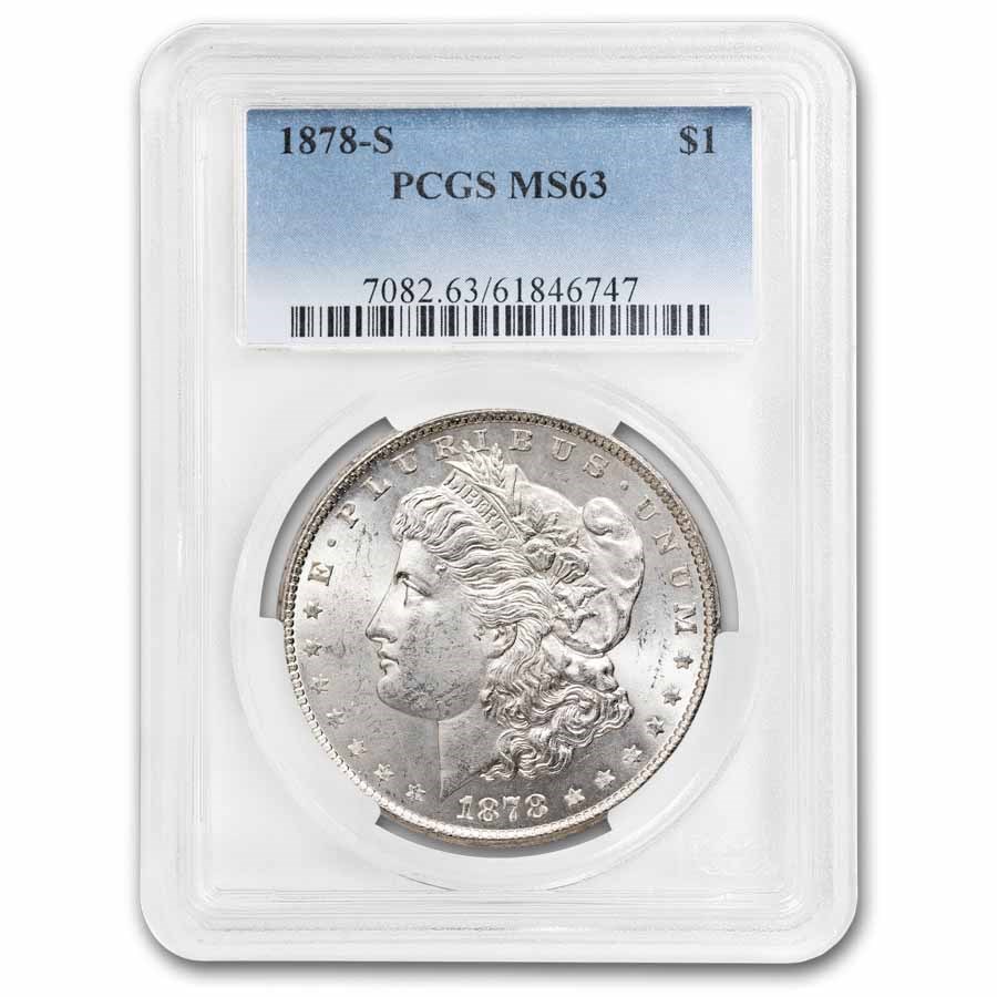 1878-S Morgan Dollar MS-63 PCGS