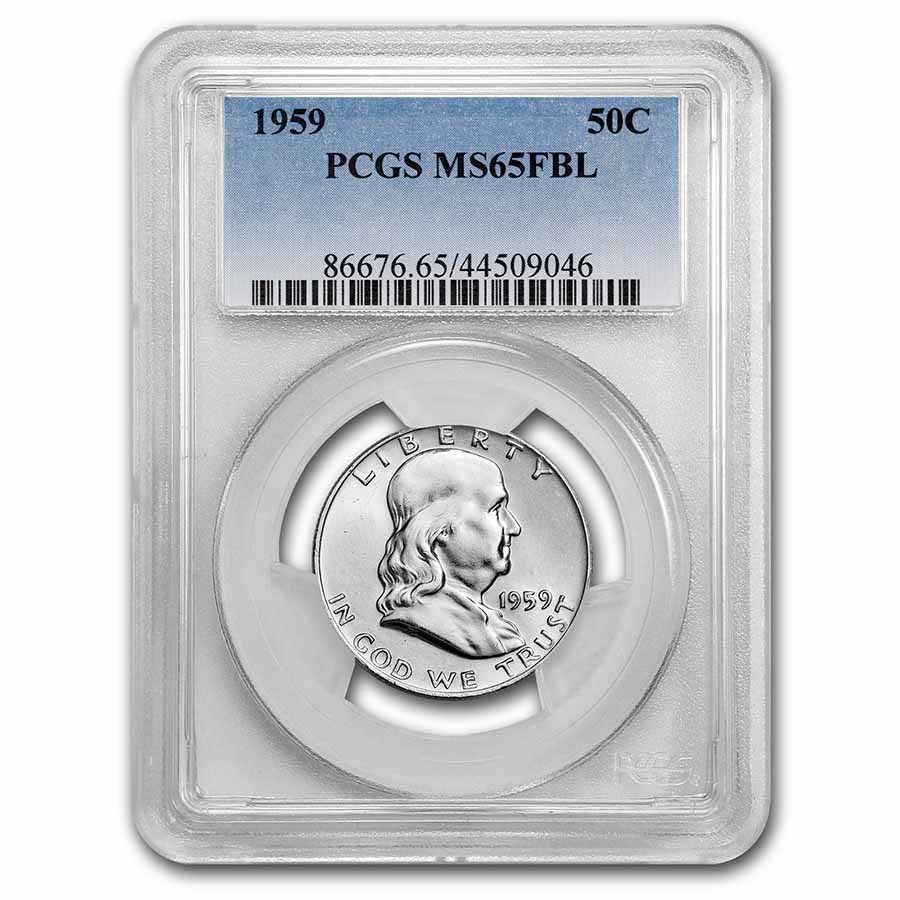 1959 Franklin Half Dollar MS-65 PCGS (FBL)