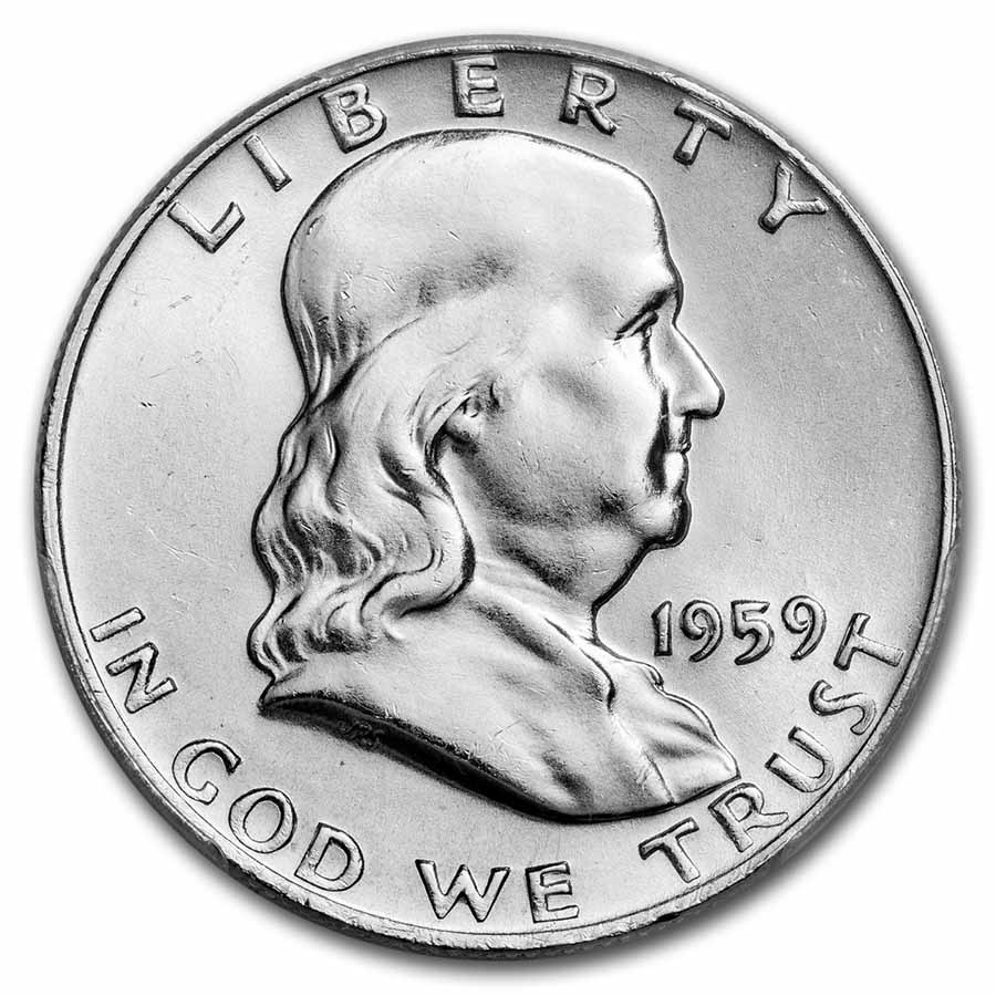 1959 Franklin Half Dollar MS-65 PCGS (FBL)