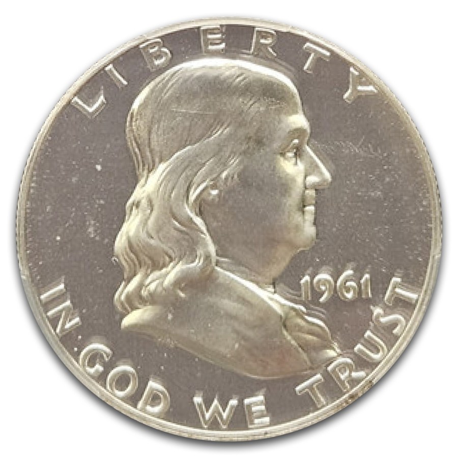 1961 Franklin Half Dollar PR-66 PCGS