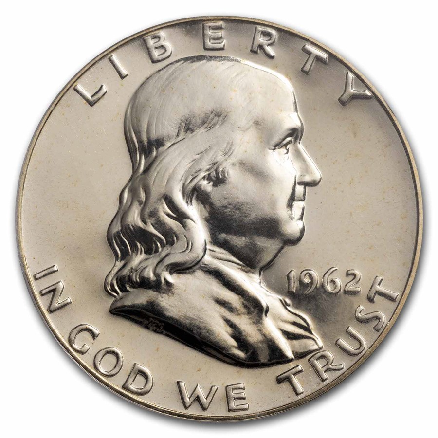 1962 Franklin Half Dollar PR-66 PCGS