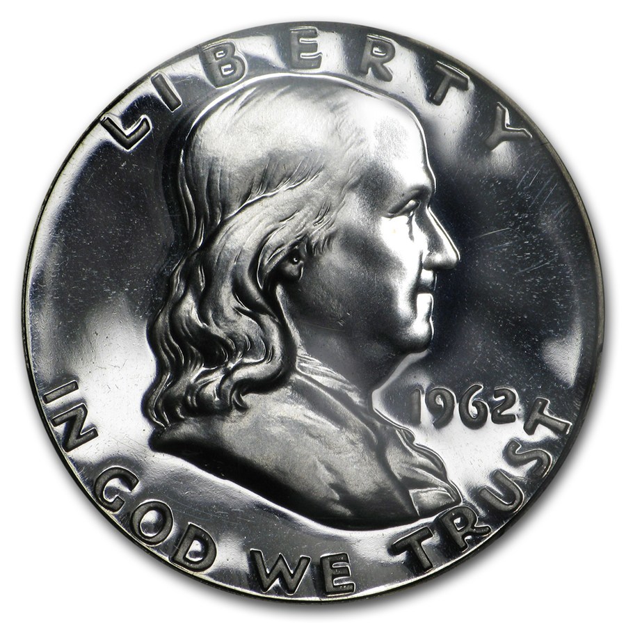 1962 Franklin Half Dollar PR-67 PCGS