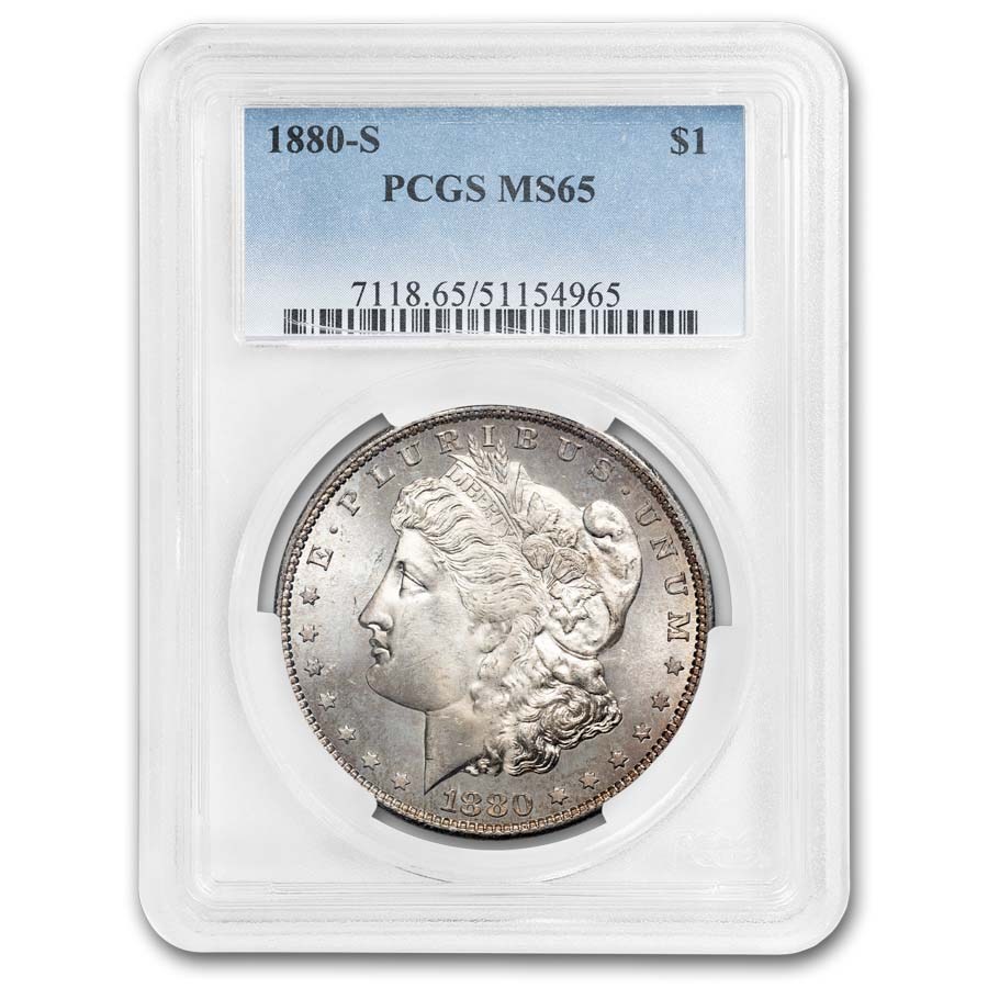 1880-S Morgan Dollar MS-65 PCGS