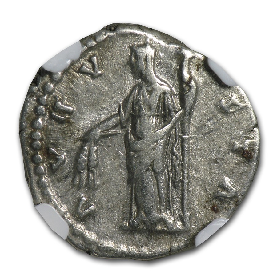 Rome AR Denarius Faustina Sr 138-141 AD Ch VF NGC (Random Coin)