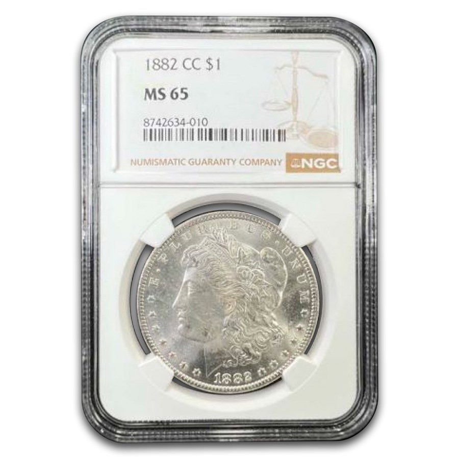 1882-CC Morgan Dollar MS-65 NGC