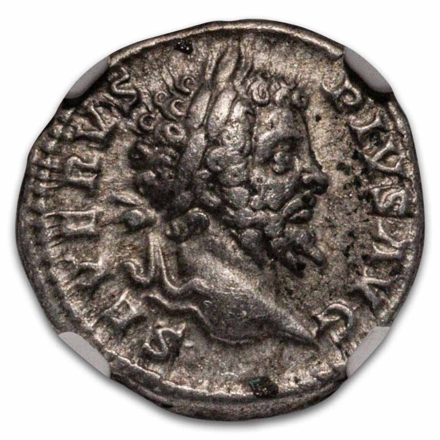 Roman AR Denarius Sept. Severus (193-211 AD) VF NGC (Random Coin)