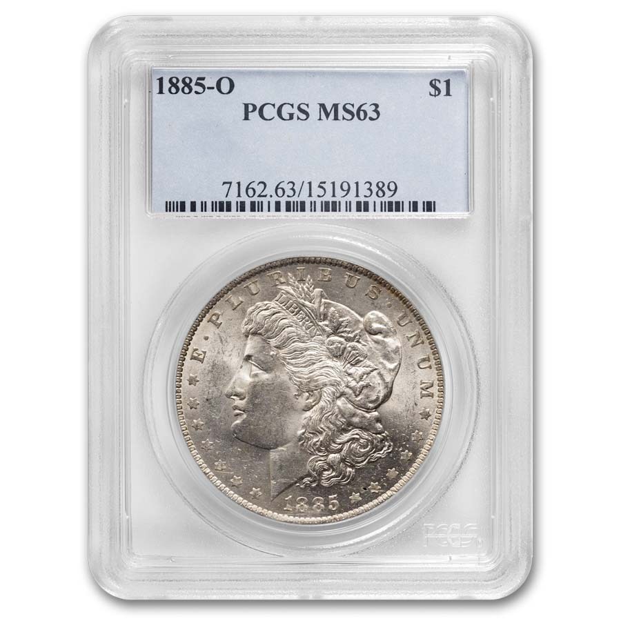 1885-O Morgan Dollar MS-63 PCGS