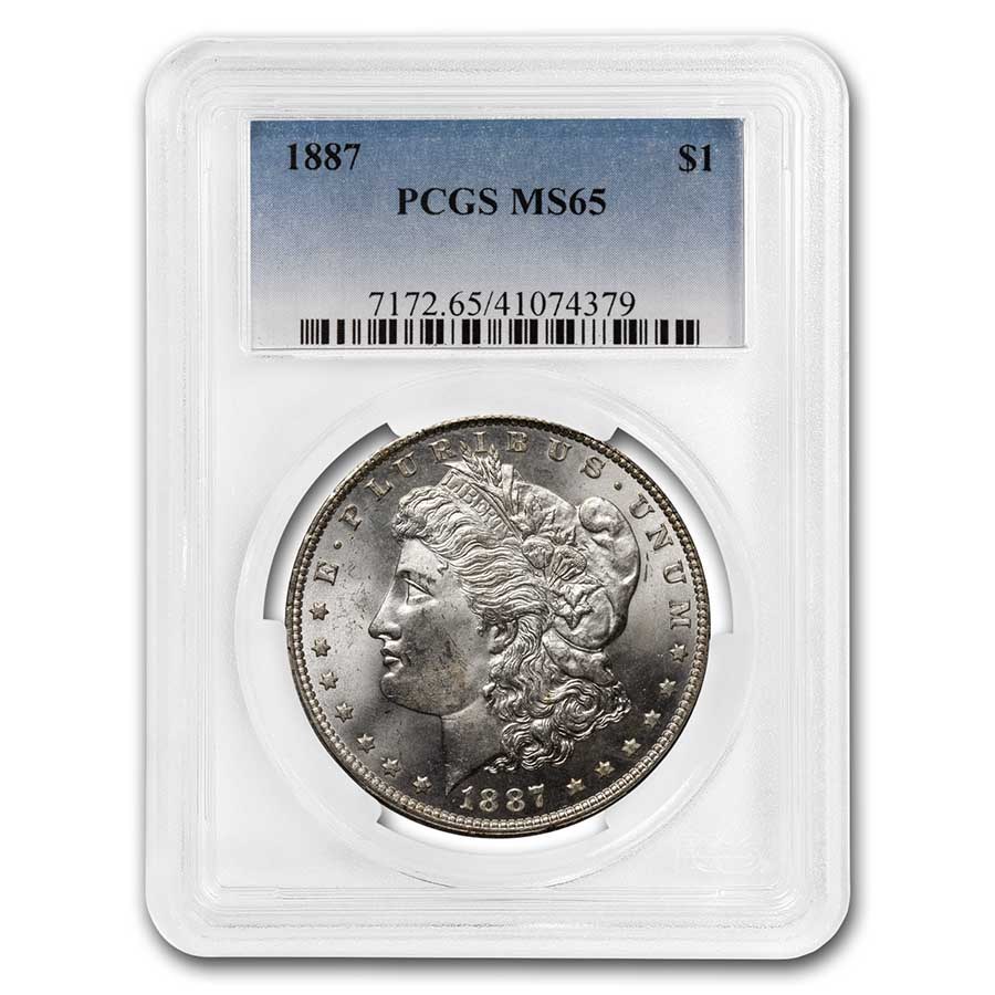 1887 Morgan Dollar MS-65 PCGS