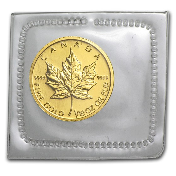 2009 Canada 1/10 oz Gold Maple Leaf BU