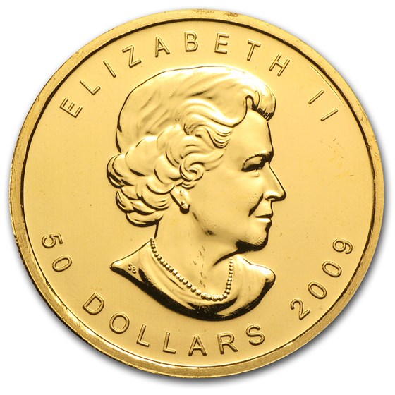 2009 Canada 1 oz Gold Maple Leaf BU