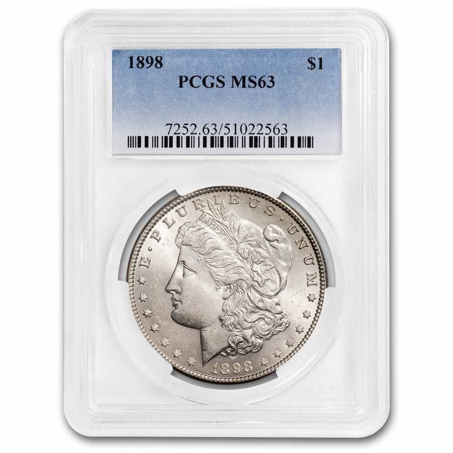 1898 Morgan Dollar MS-63 PCGS