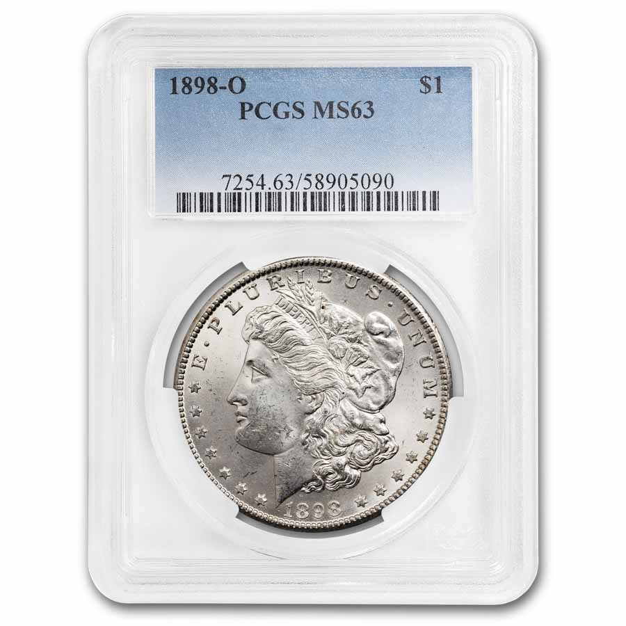 1898-O Morgan Dollar MS-63 PCGS