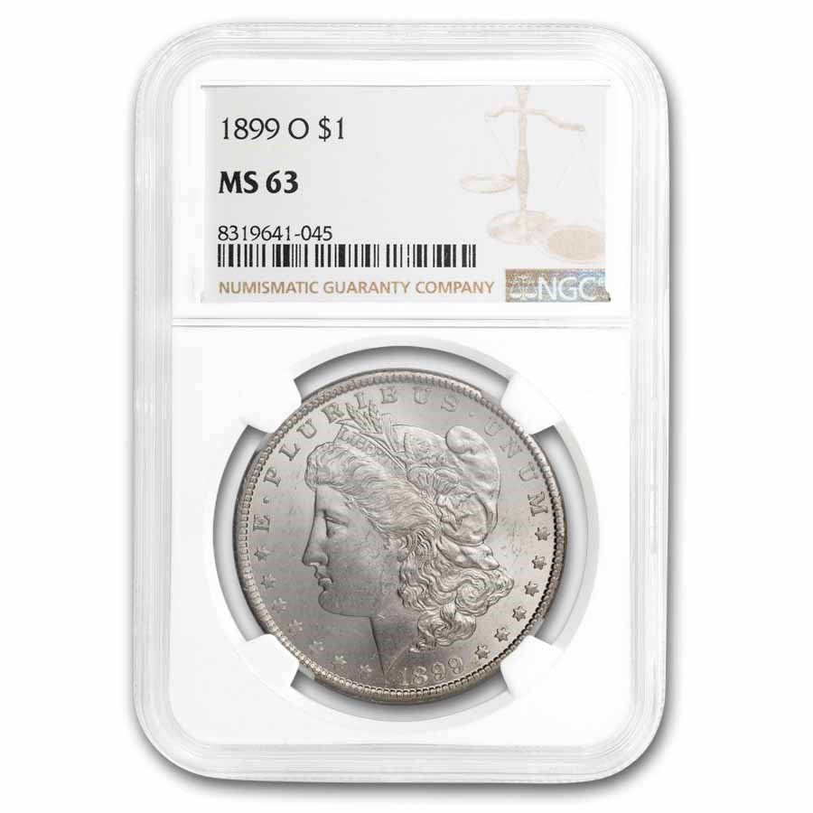 1899-O Morgan Dollar MS-63 NGC
