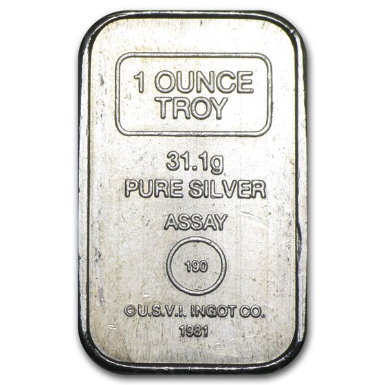 1 oz Silver Bar - A-Mark Brick (Type-2)