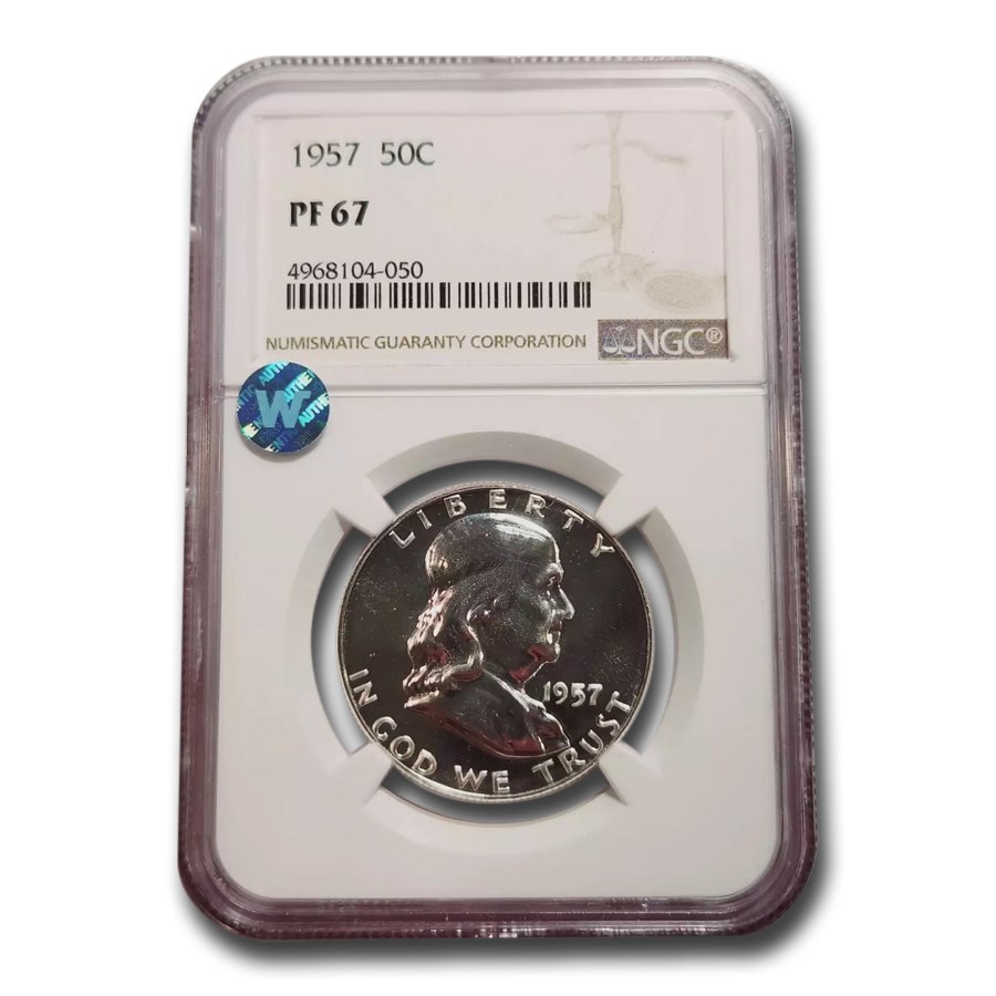 1957 Franklin Half Dollar PF-67 NGC