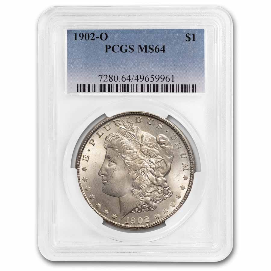 1902-O Morgan Dollar MS-64 PCGS