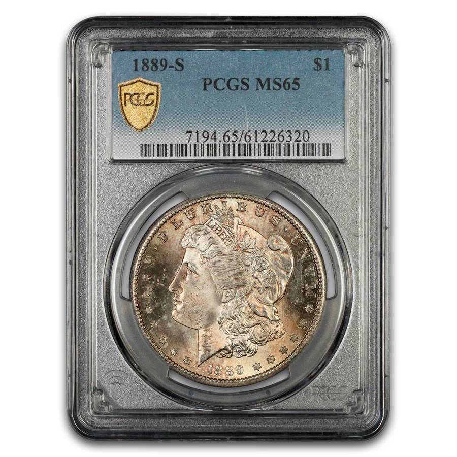 1889-S Morgan Dollar MS-65 PCGS