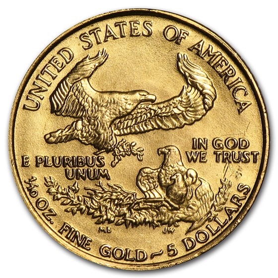 1987 1/10 oz American Gold Eagle BU (MCMLXXXVII)