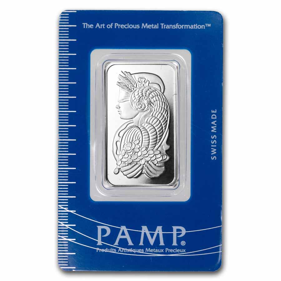 1 oz Platinum Bar - PAMP Suisse Lady Fortuna (In Assay) 1 oz Platinum Bar - PAMP Suisse Lady Fortuna (In Assay)