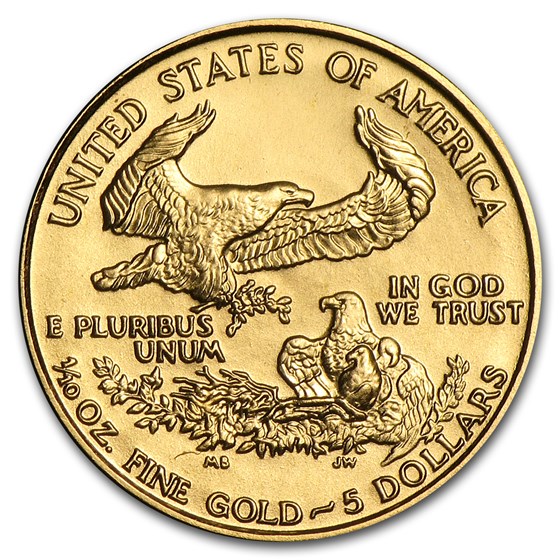 1991 1/10 oz American Gold Eagle BU (MCMXCI)