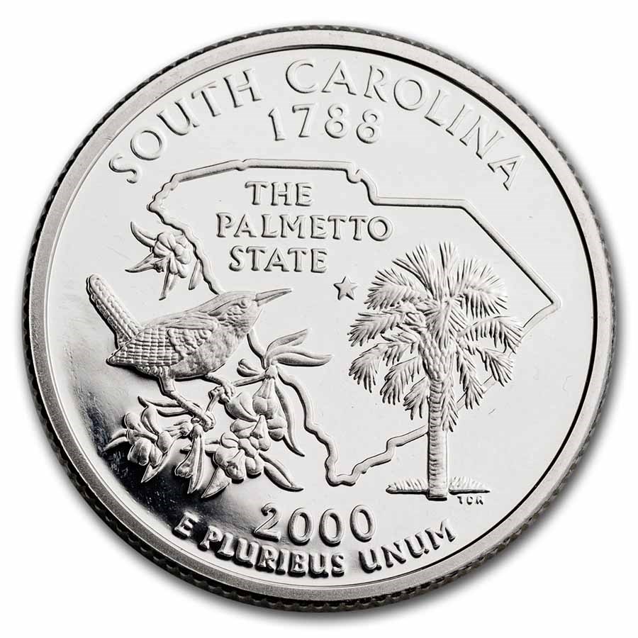 2000-S South Carolina State Quarter Proof (Silver)